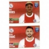 Venta Cromo de David Neres y Dušan Tadić Panini Fifa 365 Stickers 2022