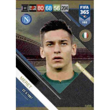 Alex Meret Impact Signing 192 FIFA 365 Adrenalyn XL