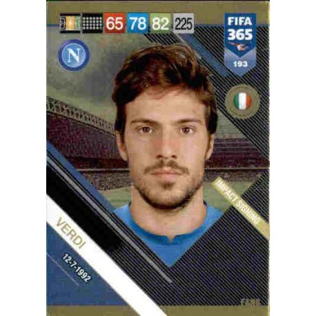 Simone Verdi Impact Signing 193 FIFA 365 Adrenalyn XL