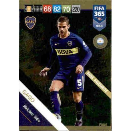 Fernando Gago Fans Favourite 263 FIFA 365 Adrenalyn XL