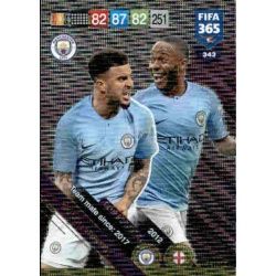 Walker / Sterling Manchester City Club Country 343 FIFA 365 Adrenalyn XL