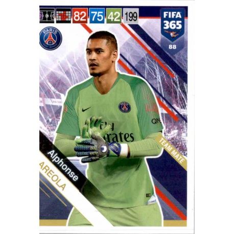 Alphonse Areola PSG 88 FIFA 365 Adrenalyn XL