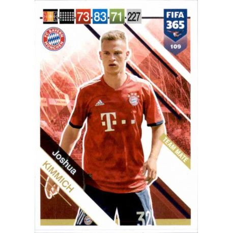 Joshua Kimmich Bayern München 109 FIFA 365 Adrenalyn XL