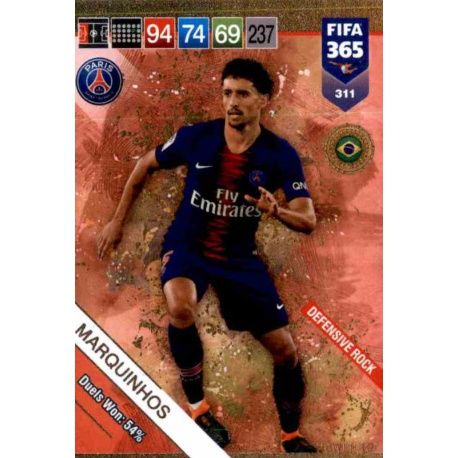 Marquinhos Defensive Rock 311 FIFA 365 Adrenalyn XL