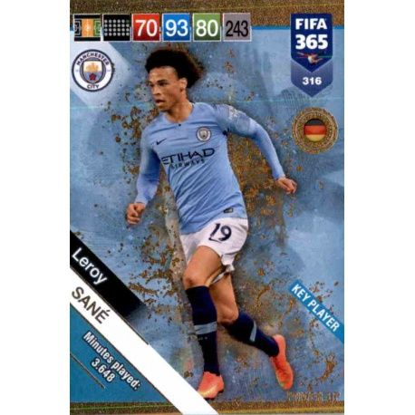 Leroy Sané Key Players 316 FIFA 365 Adrenalyn XL