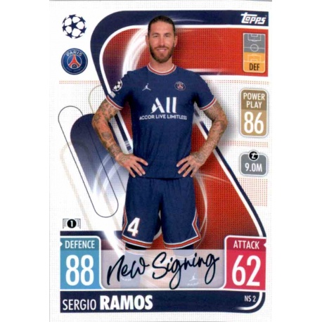 Sergio Ramos Paris Saint-Germain NS2