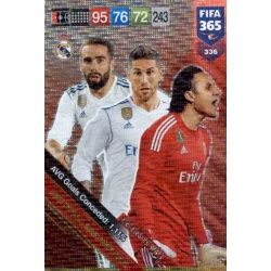 Real Madrid Defensive Wall 336 FIFA 365 Adrenalyn XL