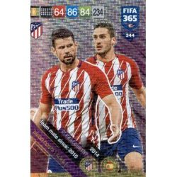 Costa / Koke Atlético Madrid Club Country 344 FIFA 365 Adrenalyn XL