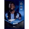 Sale Sticker of Clinton Mata Club Brugge Topps Stickers Champions League 2021/22