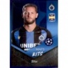 Sale Sticker of Mats Rits Club Brugge Topps Uefa Champions League 2021/22