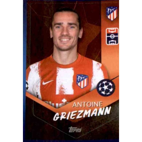Topps Champions League Sticker 2021/22 Atlético de Madrid 153 Antoine Griezmann 