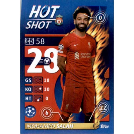 Mo Salah FC Liverpool Nr Topps Champions League Sticker 19/20 272 