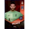 Buy Sticker Alisson Becker Liverpool Topps Stickers Champions League 2021/22
