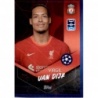 Sale Sticker of Virgil van Dijk Liverpool Topps Champions League 2021/22 Stickers