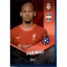 Sale Sticker of Fabinho Liverpool Topps Stickers Champions League 2021/22
