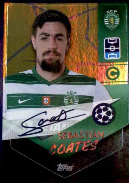 Topps Champions League Sticker CL 2021/22 Sporting Clube 215 Sebastián Coates 