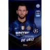 Buy Sticker Stefan de Vrij FC Internazionale Milano Topps Champions League 2021/22 Stickers