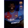 Sticker of Ousmane Dembélé Barcelona Topps Champions League 2021/22 Stickers
