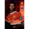 Sticker of Marcus Rashford Manchester United Topps Stickers Champions League 2021/22