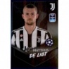 Sticker of Matthijs de Ligt Juventus Topps Stickers Champions League 2021/22