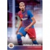 Soccer Trading Cards Ronald Araújo Players Topps FC Barcelona Official Set 2021-22
