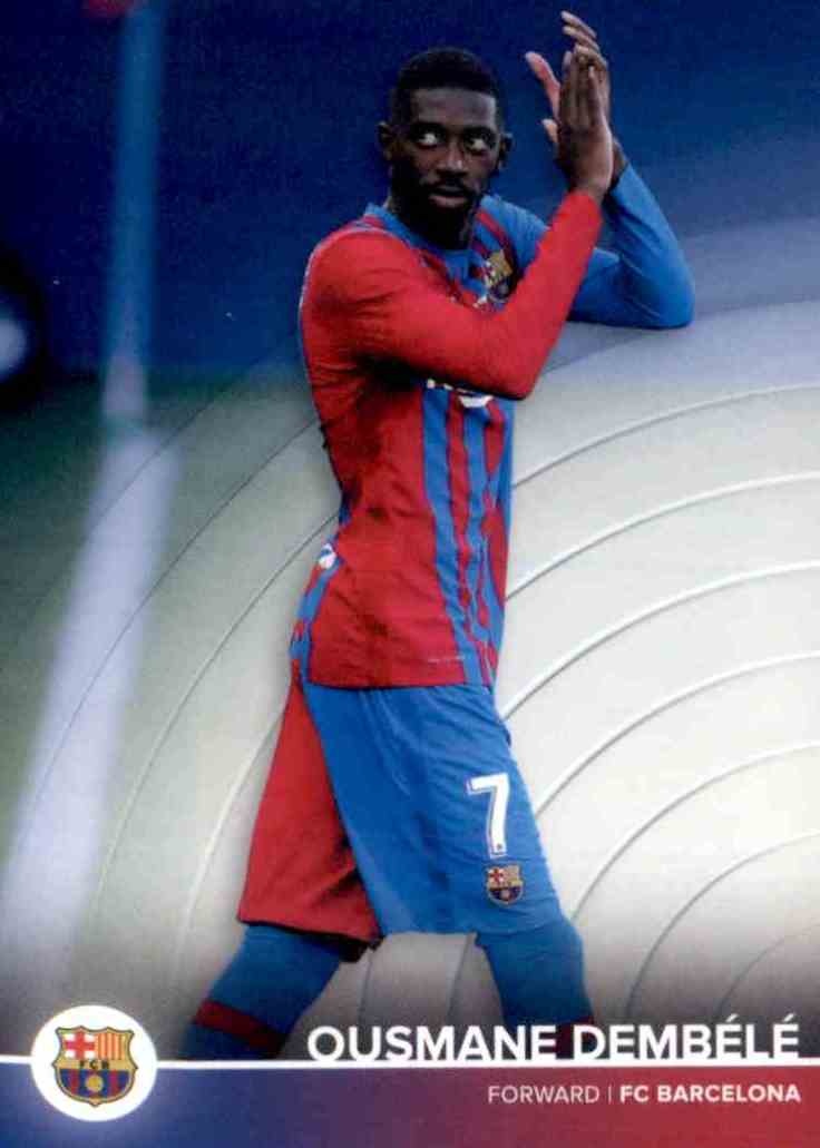 Trading Cards Ousmane Dembélé Players 2021-22 Topps FC Barcelona