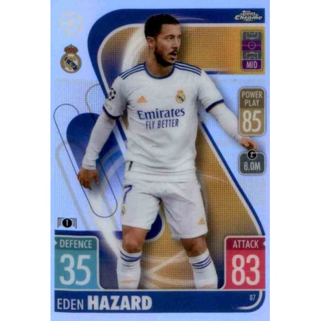 Eden Hazard Refractor Real Madrid 87