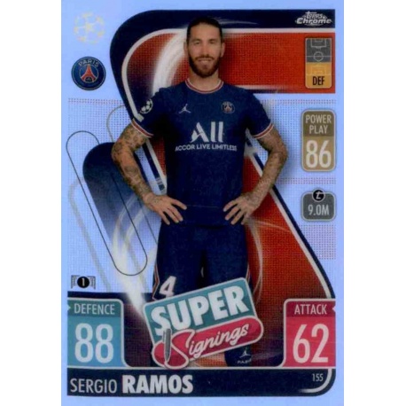 Sergio Ramos Refractor Paris Saint-Germain 155