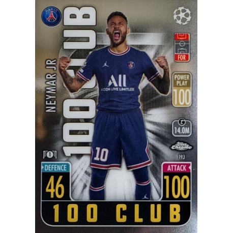 Neymar Jr 100 Club Paris Saint 193