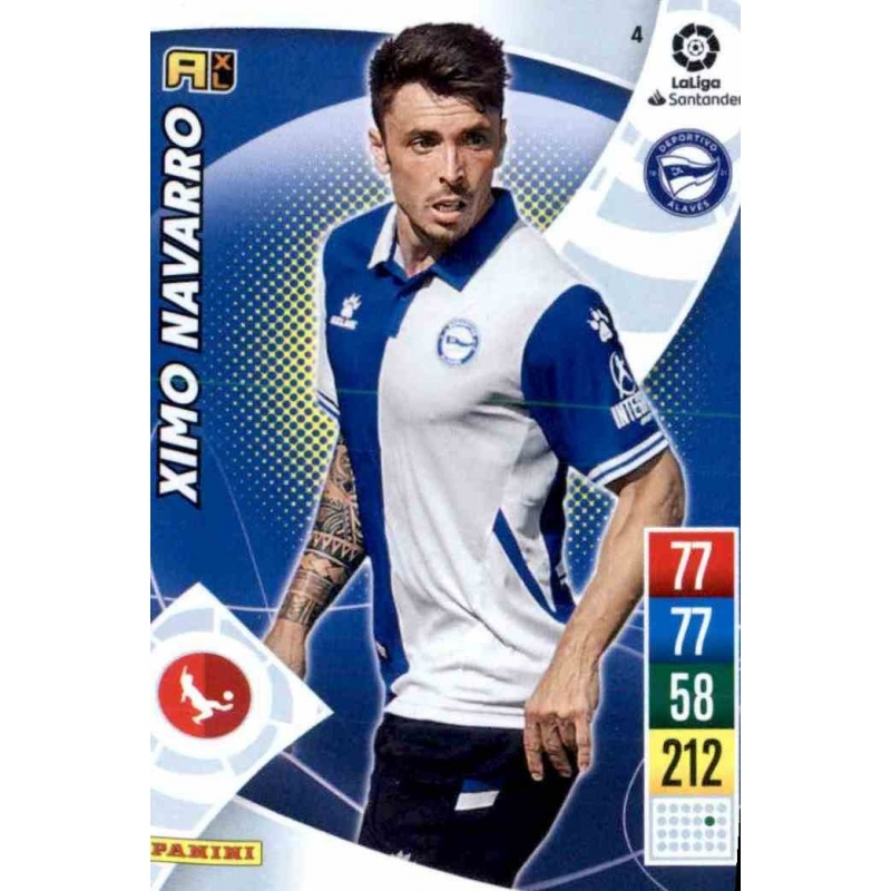 Comprar Ximo Navarro Alavés Panini Adrenalyn Liga