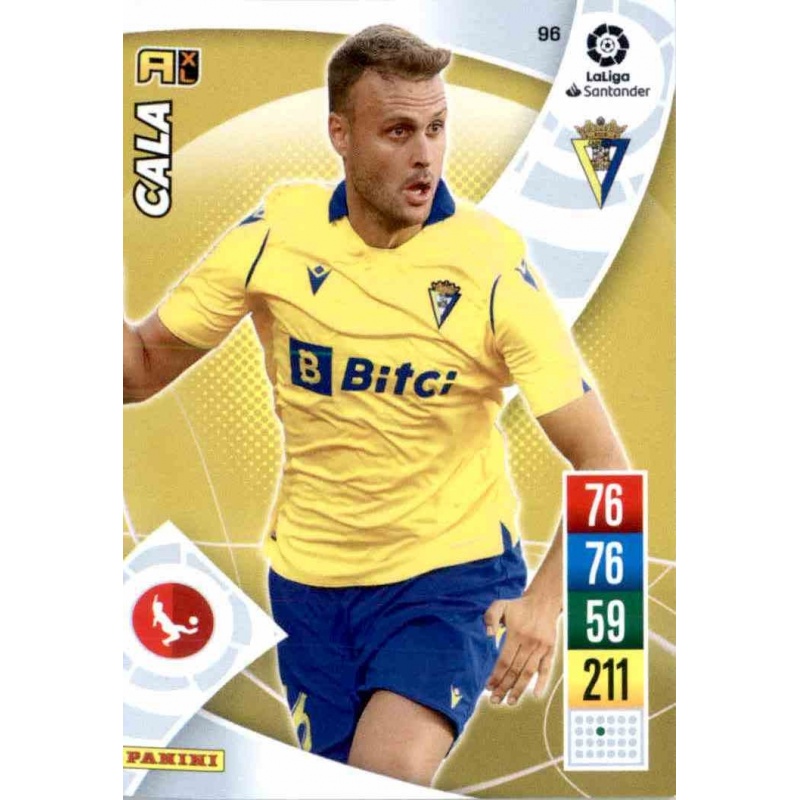 Cromos de Fútbol Cala Cádiz Panini Adrenalyn Liga 2022