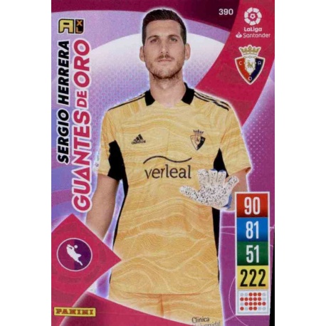 Sergio Herrera Guantes de Oro Osasuna 390