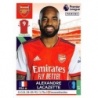Venta Cromo de Alexandre Lacazette Arsenal Panini Premier League Sticker Album 2022
