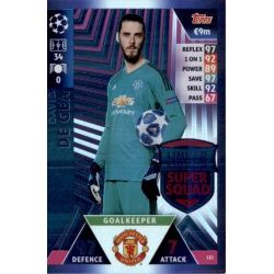 David De Gea Limited Edition LE1 Match Attax Champions 2018-19