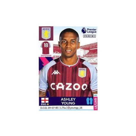 Ashley Young Aston Villa 60