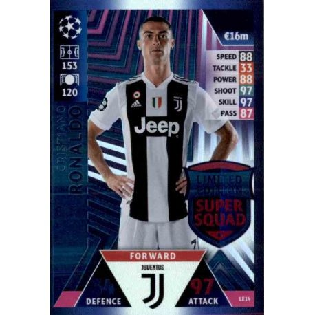 Cristiano Ronaldo Limited Edition LE14 Match Attax Champions 2018-19