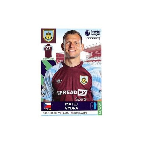 Matěj Vydra Burnley 162