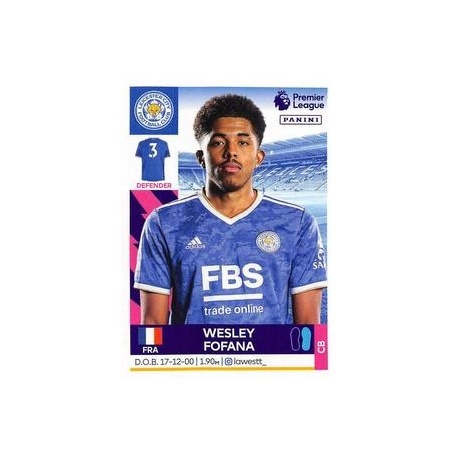 Wesley Fofana Leicester City 288