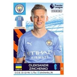 Oleksandr Zinchenko Manchester City 389