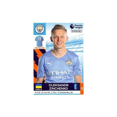 Oleksandr Zinchenko Manchester City 389