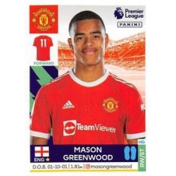# 397 x 5 Stk MASON Greenwood Rookie Manchester United Panini Fußball 2020 