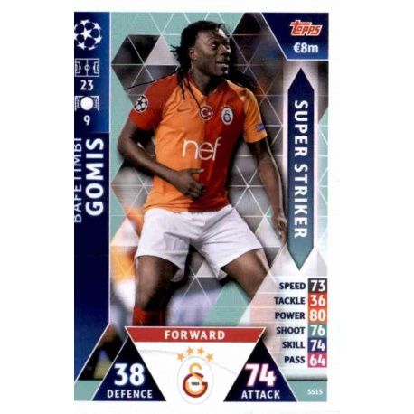 Bafétimbi Gomis Super Strikers SS15 Match Attax Champions 2018-19