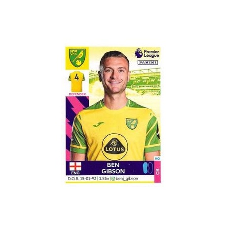 Ben Gibson Norwich City 468