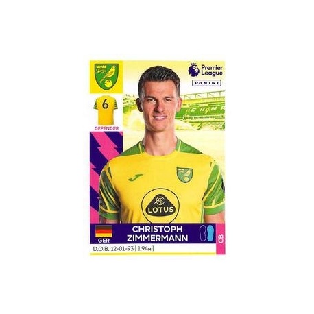 Christoph Zimmermann Norwich City 470