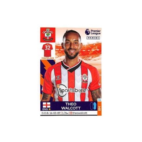 Venta Cromo de Theo Walcott Southampton Panini Stickers Premier League 2022
