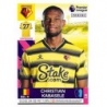 Venta Cromo de Christian Kabasele Watford Panini Premier League 21-22 Album