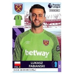Łukasz Fabiański West Ham United 580
