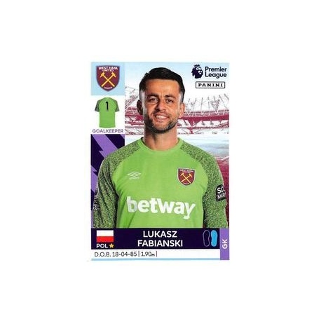 Łukasz Fabiański West Ham United 580
