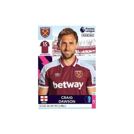 Craig Dawson West Ham United 585