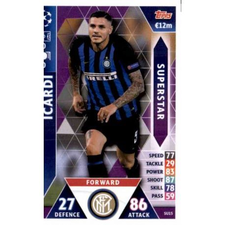 Mauro Icardi Superstars SU15 Match Attax Champions 2018-19